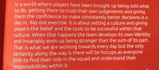 Extract from Nottm Forest programme